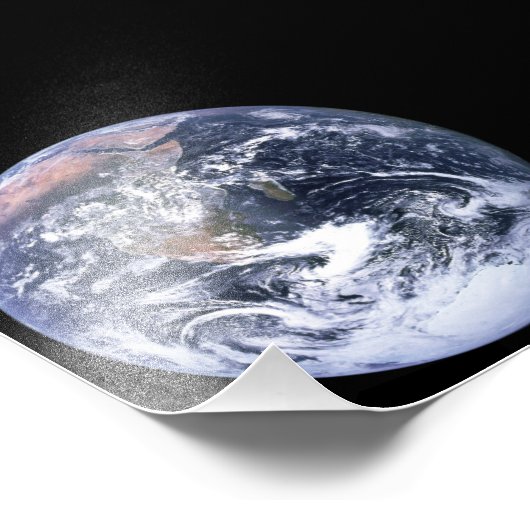 Aarde Foto Afdruk (Hoek)