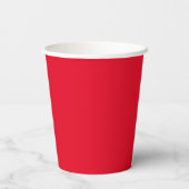 Aarde Gat papieren beker Rood (Achterkant)