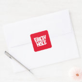 Aarde Gat sticker Rood (Envelop)