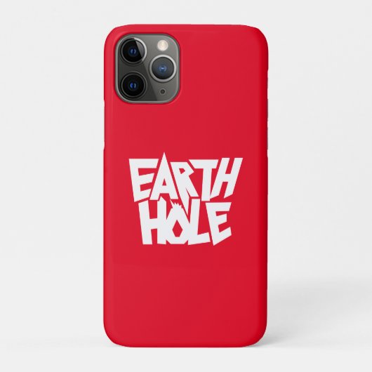 Aarde Gat voor iPhone-hoes Rood Case-Mate iPhone Case (Achterkant)