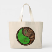 Aarde Geit Grote Tote Bag (Achterkant)