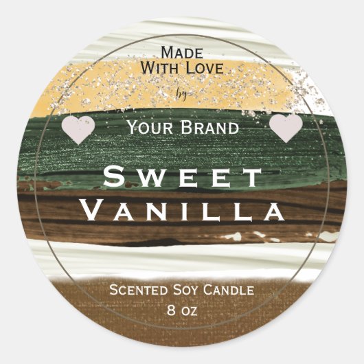 Aarde gemaakt met liefde Product Verpakking Label (Voorkant)