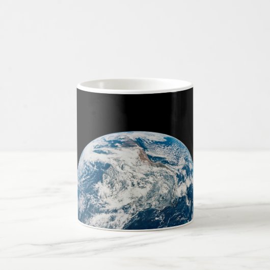 Aarde genomen van de Aollo 8 ruimtesonde. Koffiemok (Center)