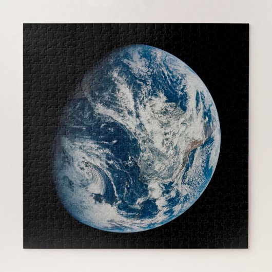 Aarde genomen van de Aollo 8 ruimtesonde. Legpuzzel (Horizontaal)