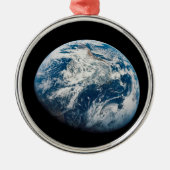 Aarde genomen van de Aollo 8 ruimtesonde. Metalen Ornament (Voorkant)