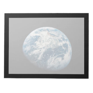 Aarde genomen van de Aollo 8 ruimtesonde. Notitieblok