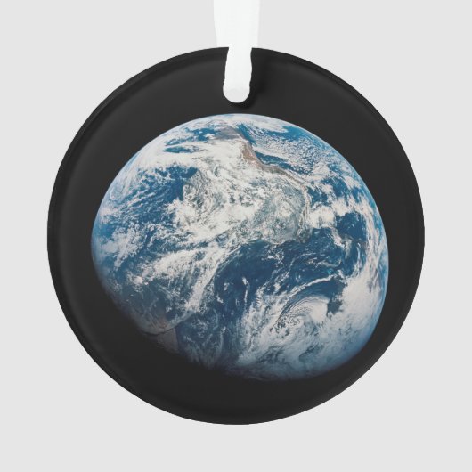 Aarde genomen van de Aollo 8 ruimtesonde. Ornament (achterkant)