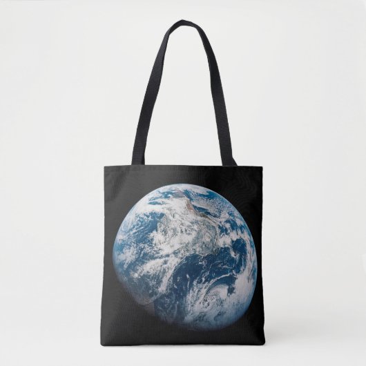 Aarde genomen van de Aollo 8 ruimtesonde. Tote Bag (Voorkant)