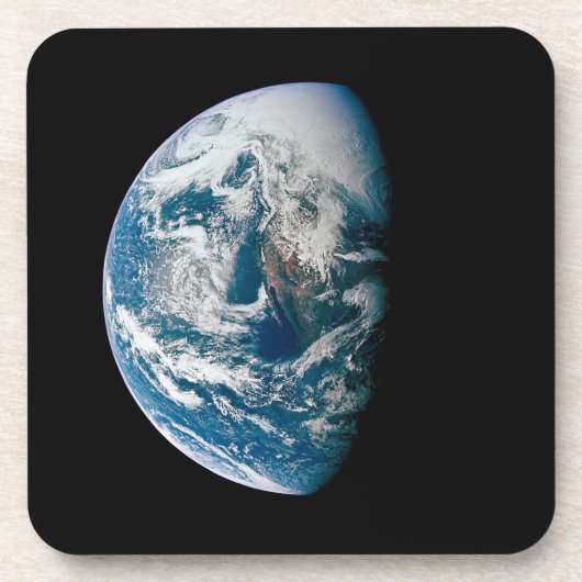 Aarde genomen van de Apollo 13 ruimtesonde. Bier Onderzetter (Voorkant)