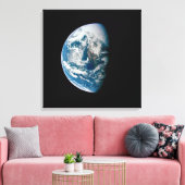 Aarde genomen van de Apollo 13 ruimtesonde. Canvas Afdruk (Insitu (Woonkamer))