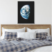 Aarde genomen van de Apollo 13 ruimtesonde. Canvas Afdruk (Insitu (Slaapkamer))