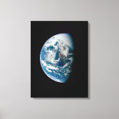 Aarde genomen van de Apollo 13 ruimtesonde. Canvas Afdruk (Voorkant)