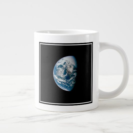 Aarde genomen van de Apollo 13 ruimtesonde. Grote Koffiekop (Rechts)