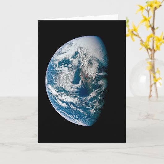 Aarde genomen van de Apollo 13 ruimtesonde. Kaart (Gele Bloem)