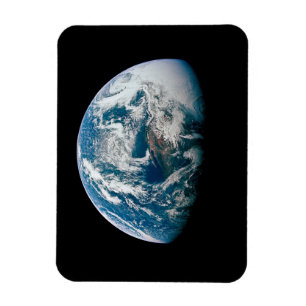 Aarde genomen van de Apollo 13 ruimtesonde. Magneet