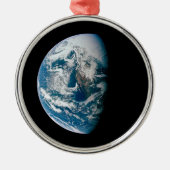 Aarde genomen van de Apollo 13 ruimtesonde. Metalen Ornament (Voorkant)