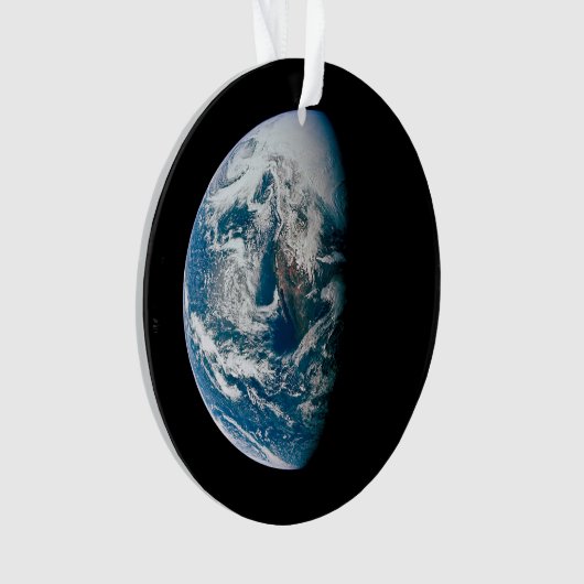 Aarde genomen van de Apollo 13 ruimtesonde. Ornament (voorkant)
