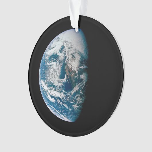 Aarde genomen van de Apollo 13 ruimtesonde. Ornament (voorkant)