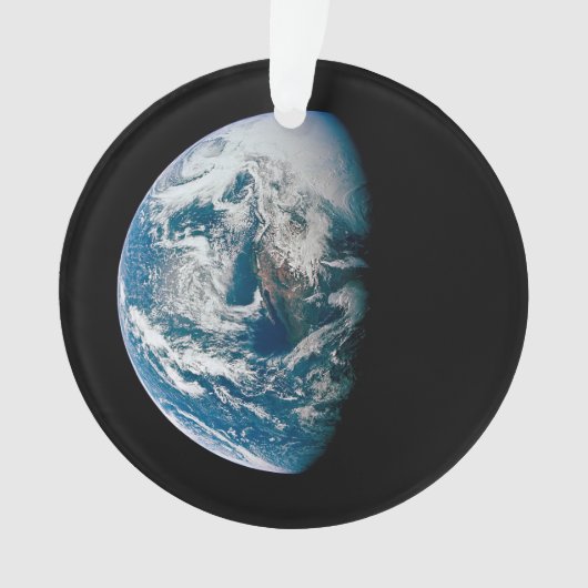 Aarde genomen van de Apollo 13 ruimtesonde. Ornament (voorkant)