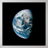 Aarde genomen van de Apollo 13 ruimtesonde. Poster (Voorkant)