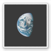 Aarde genomen van de Apollo 13 ruimtesonde. Sticker (Voorkant)