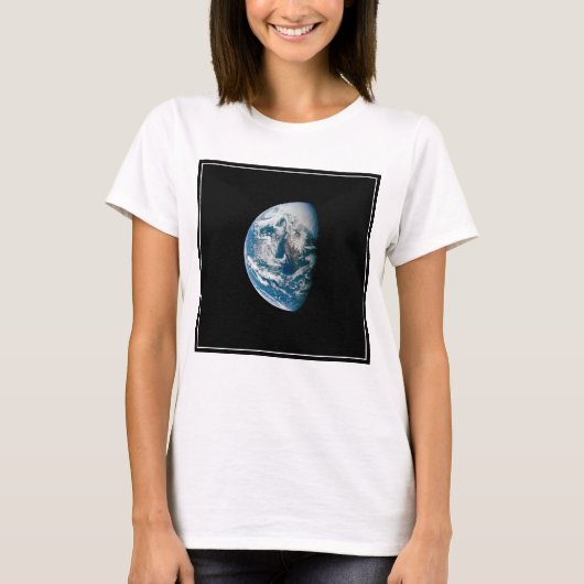 Aarde genomen van de Apollo 13 ruimtesonde. T-shirt (Voorkant)