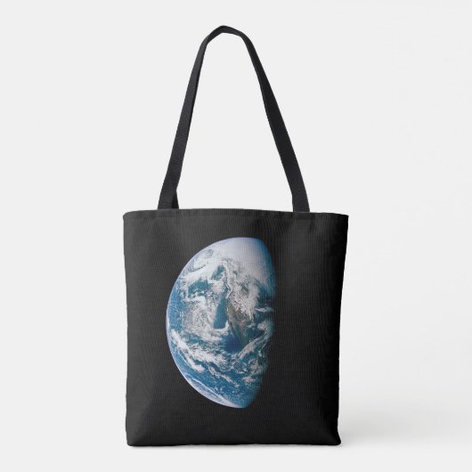 Aarde genomen van de Apollo 13 ruimtesonde. Tote Bag (Achterkant)