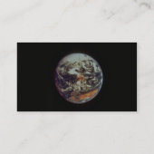 Aarde, gezien uit Apollo 17, 1972, met dank aan NA Visitekaartje (Achterkant)