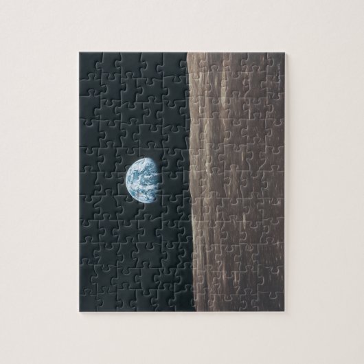 Aarde gezien van de maan legpuzzel (Verticaal)