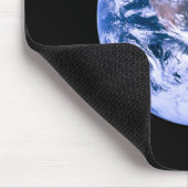 Aarde gezien vanuit de ruimte 'blauwe marmer' muismat (Hoek)