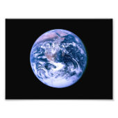 Aarde gezien vanuit de ruimte foto afdruk (Voorkant)