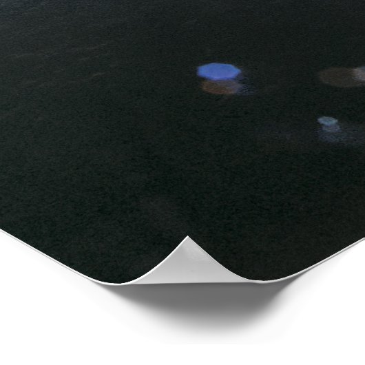 Aarde gezien vanuit de ruimte poster (Hoek)