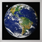 Aarde, gezien vanuit de ruimte, sinds april 2000 poster (Voorkant)