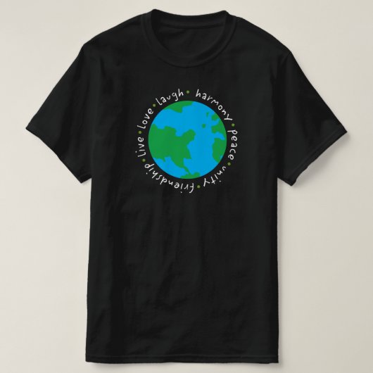 Aarde Harmonie T-shirt (Design voorkant)