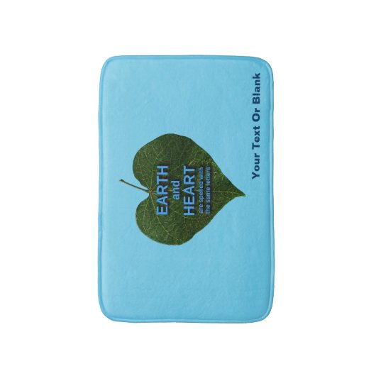 Aarde - Heart Anagram Badmat (Voorkant Verticaal)