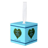 Aarde - Heart Anagram Decoratie (Voorkant hoekig)