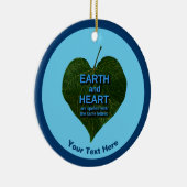 Aarde - Heart Anagram Keramisch Ornament (Rechts)