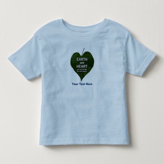 Aarde - Heart Anagram Kinder Shirts (Voorkant)