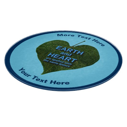 Aarde - Heart Anagram Snijplank (Hoek)