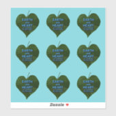 Aarde - Heart Anagram Sticker (Vel)