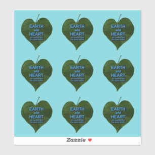 Aarde - Heart Anagram Sticker