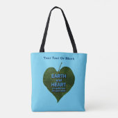 Aarde - Heart Anagram Tote Bag (Achterkant)