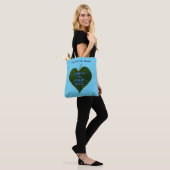 Aarde - Heart Anagram Tote Bag (Op model)