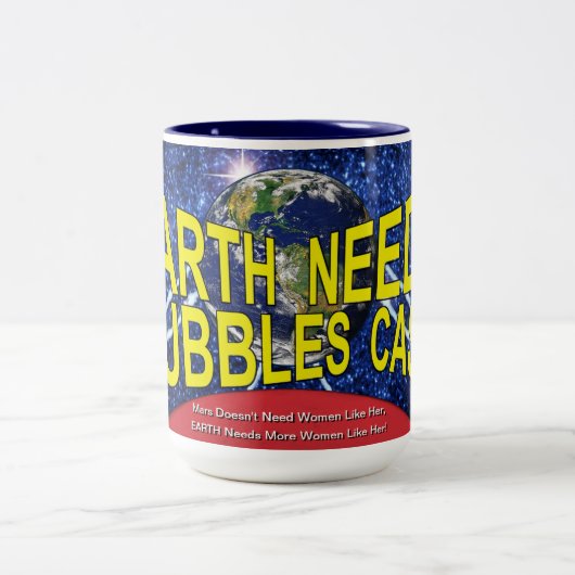 Aarde heeft bijbelse koffie Mok nodig (Center)