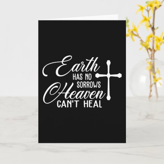 Aarde heeft geen Sorrows Heaven Kaart (Gele Bloem)