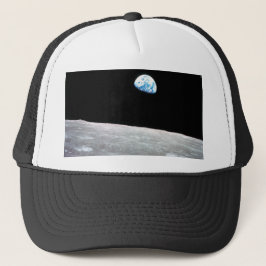 Aarde - het Lunar Perspectief Trucker Pet