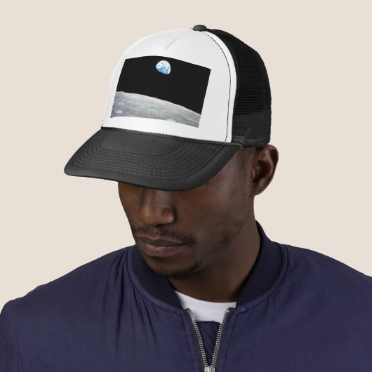 Aarde - het Lunar Perspectief Trucker Pet (In situ)