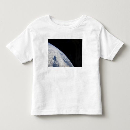 Aarde-horizon en de duisternis van de ruimte kinder shirts (Voorkant)