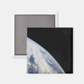 Aarde-horizon en de duisternis van de ruimte magneet (Voorkant / Achterkant)