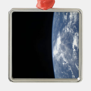 Aarde-horizon en de zwarte aard van ruimte 2 metalen ornament